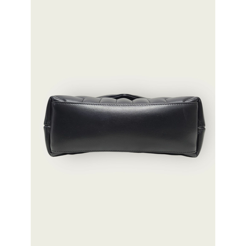 【包稅】SAINT LAURENT 黑色銀色 YSL Logo Loulou 單肩鏈條包（小號）-5