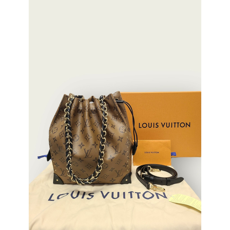 【包稅】LOUIS VUITTON Monogram Reverse Canvas Noe 行李箱-6