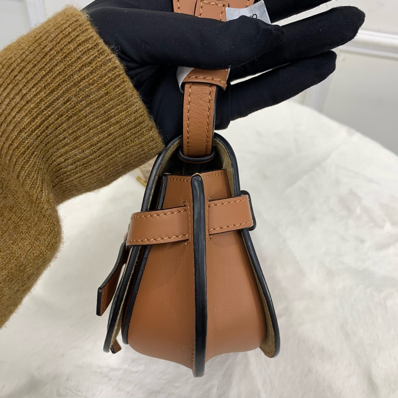 🤎Loewe光面牛皮啡色Mini Gate-2