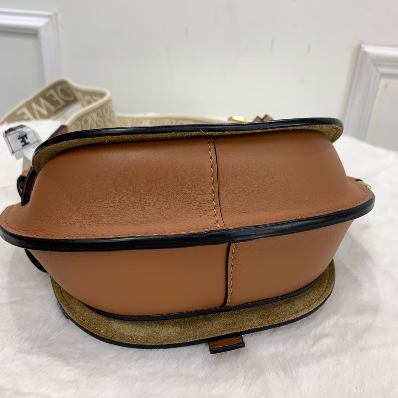 🤎Loewe光面牛皮啡色Mini Gate-3