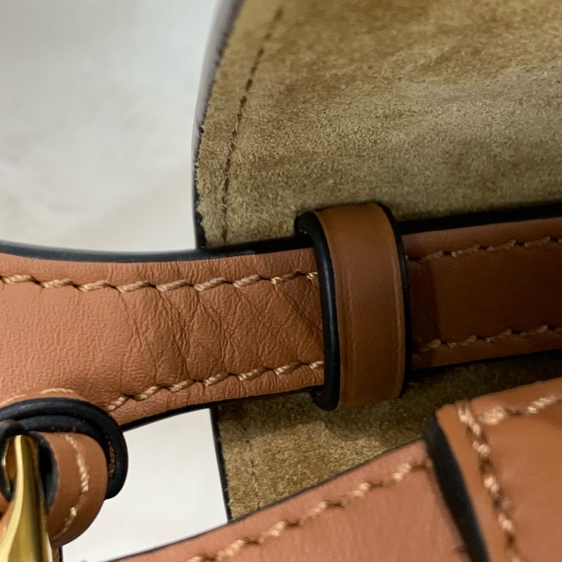 🤎Loewe光面牛皮啡色Mini Gate-7