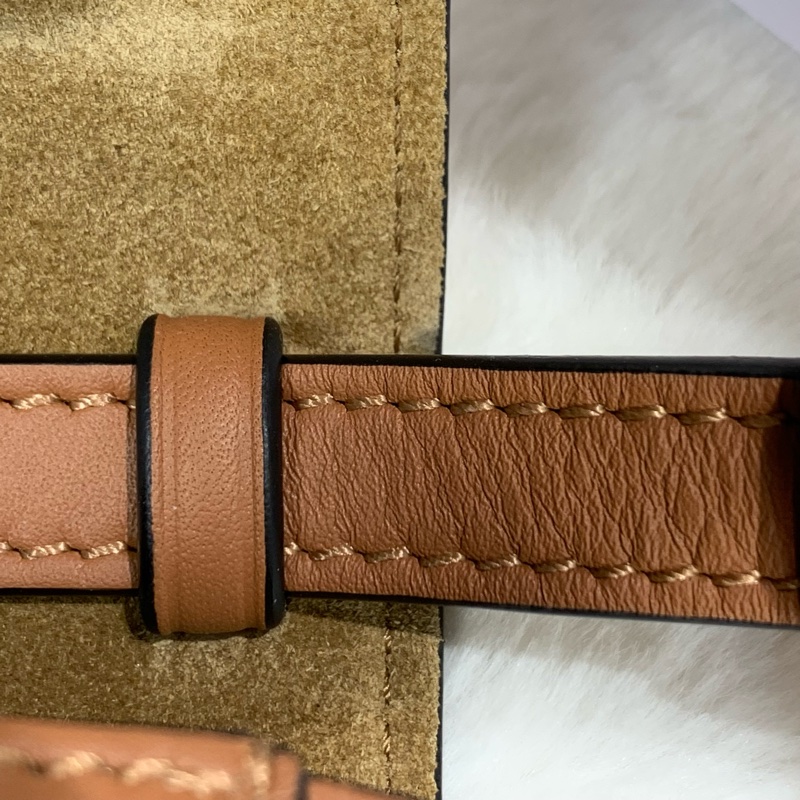 🤎Loewe光面牛皮啡色Mini Gate-8