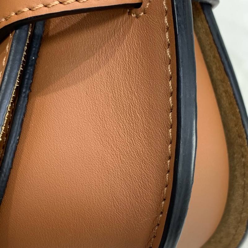 🤎Loewe光面牛皮啡色Mini Gate-10