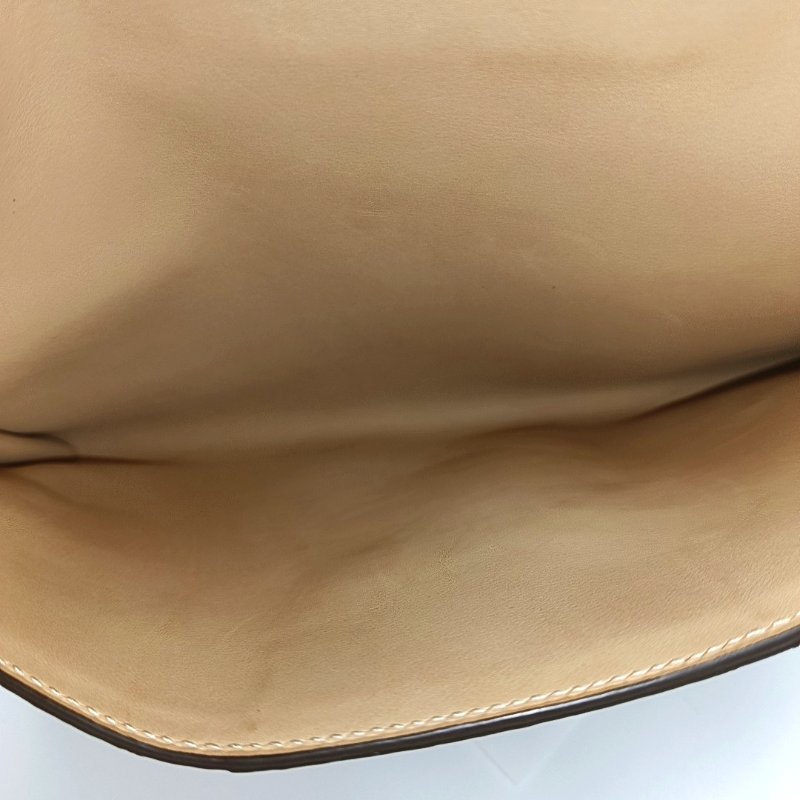 DELVAUX卡其色皮革手拿包 9.8新-6