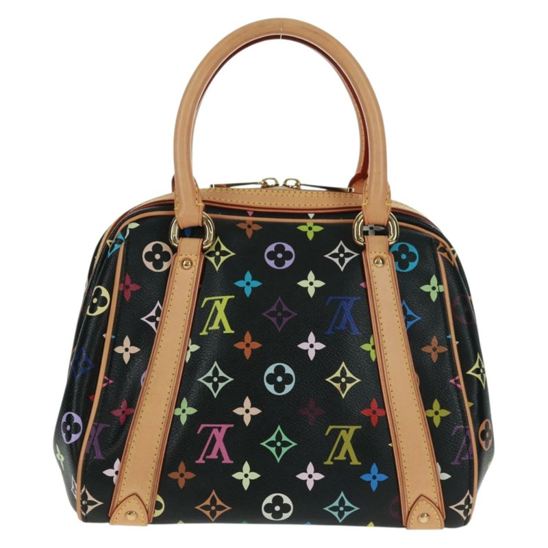 【日本直送】路易威登 Monogram Multicolor Priscilla 手袋 黑色 M40097 LV 正品 ac3881SAV-1