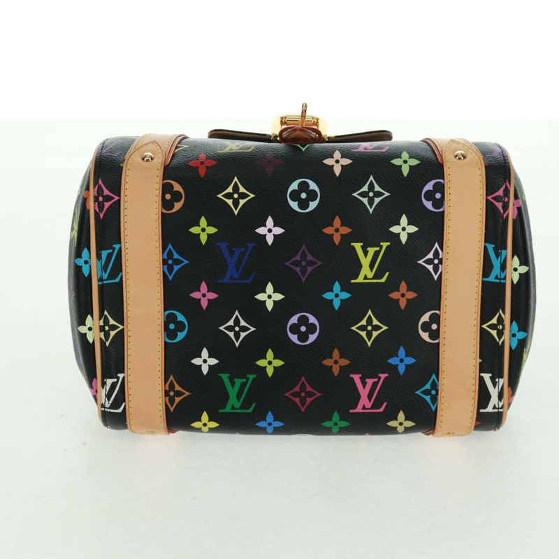 【日本直送】路易威登 Monogram Multicolor Priscilla 手袋 黑色 M40097 LV 正品 ac3881SAV-4