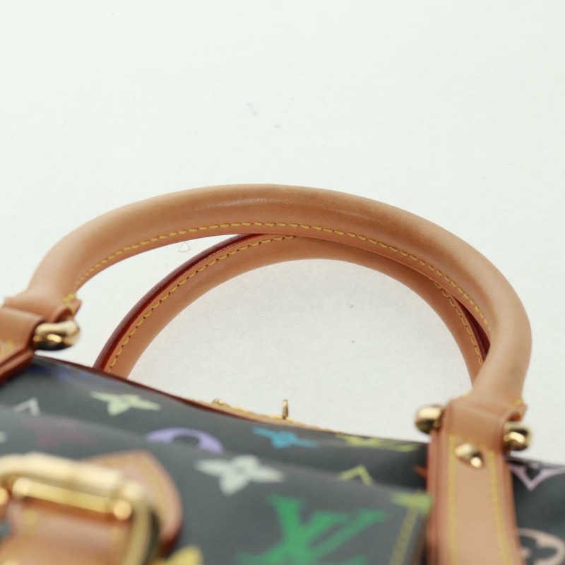 【日本直送】路易威登 Monogram Multicolor Priscilla 手袋 黑色 M40097 LV 正品 ac3881SAV-7