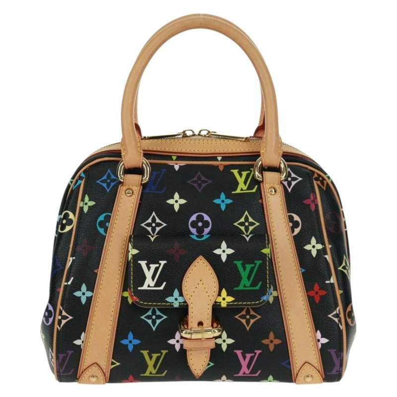 【日本直送】路易威登 Monogram Multicolor Priscilla 手袋 黑色 M40097 LV 正品 ac3881SAV-12