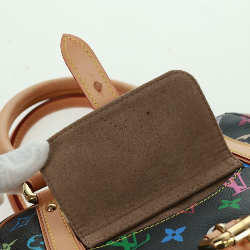 【日本直送】路易威登 Monogram Multicolor Priscilla 手袋 黑色 M40097 LV 正品 ac3881SAV-17