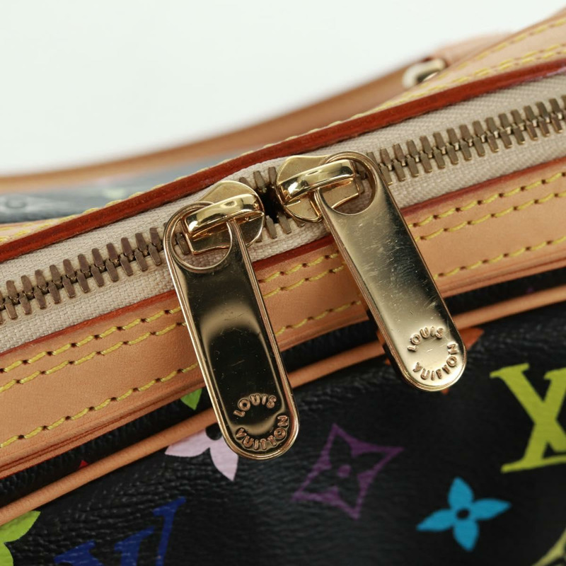 【日本直送】路易威登 Monogram Multicolor Priscilla 手袋 黑色 M40097 LV 正品 ac3881SAV-19