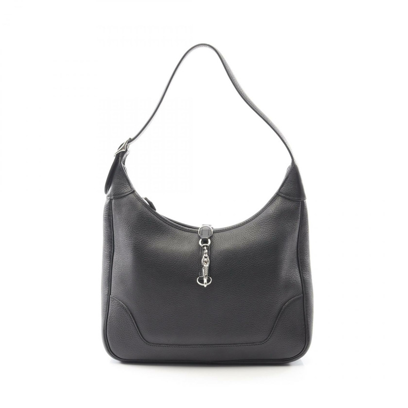 愛馬仕 Trim 31 肩背包 B Evercolor 皮革黑色 SHW 二手女士-0