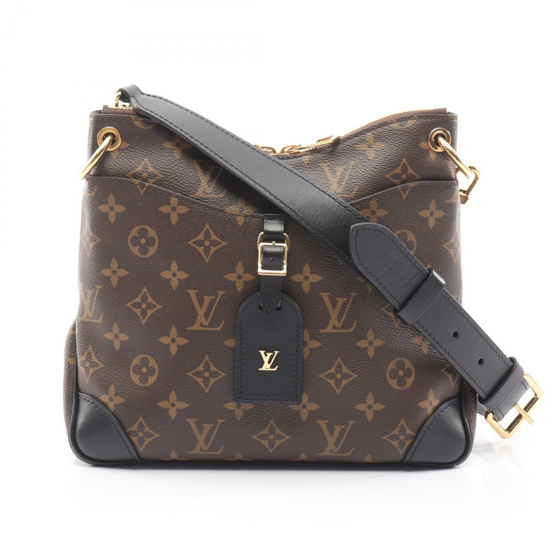 路易威登 Odeon NM PM 單肩斜背包 M45353 Monogram 黑色 二手 LV-0