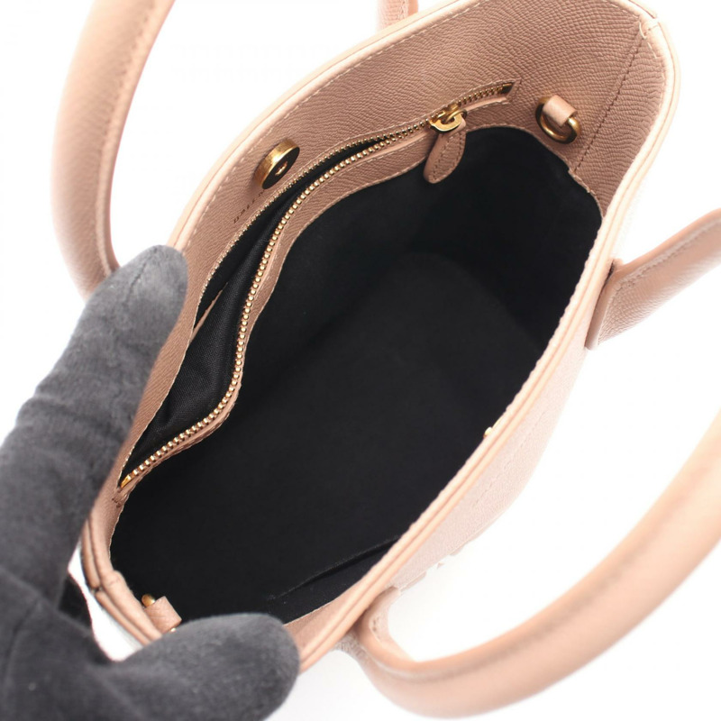 BALENCIAGA Ville XXS 單肩斜背包 569856 皮革 粉紅色 二手 女士-2