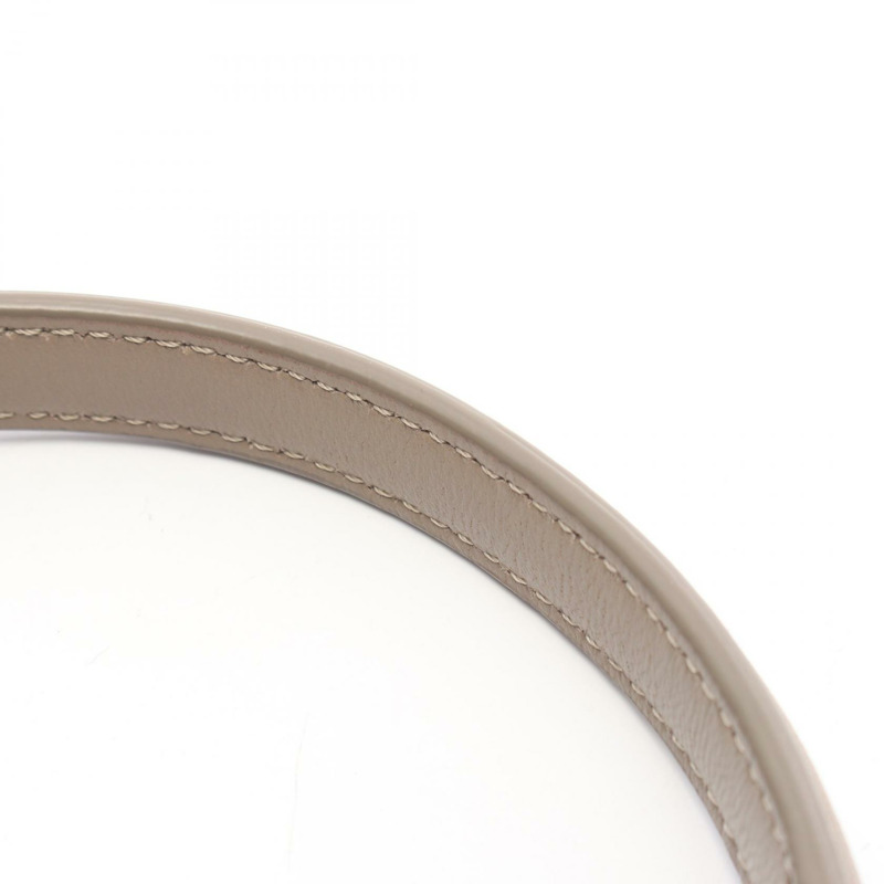 FENDI 迷你 Peekaboo 單肩斜背包 8BN244 皮革 米色 二手 女士-5