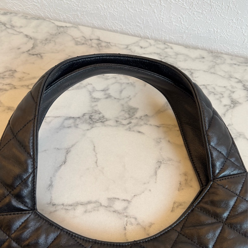 YSL黑菱格金大logo肩背包 時尚名媛最愛🫶🫶-17