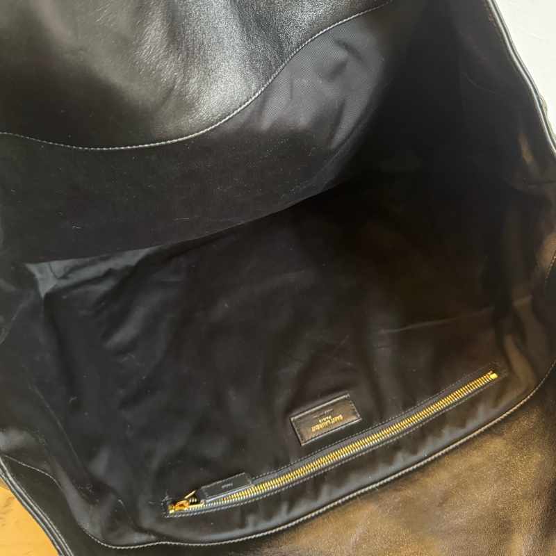 YSL黑菱格金大logo肩背包 時尚名媛最愛🫶🫶-19