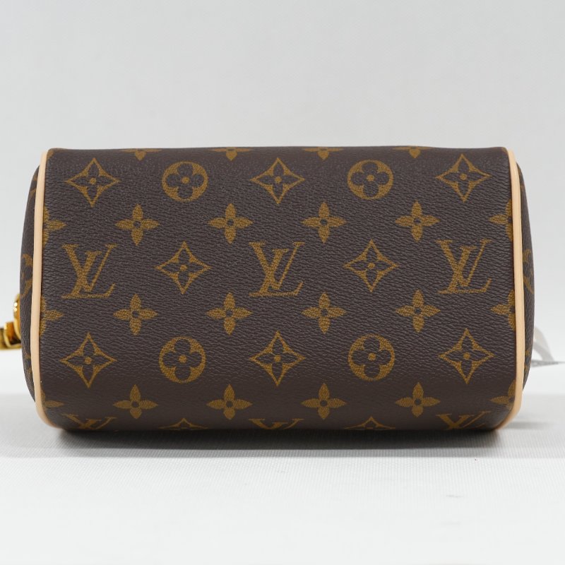 近全新 LouisVuitton/路易威登 Speedy20 黑色不可調節肩帶 斜背包-9