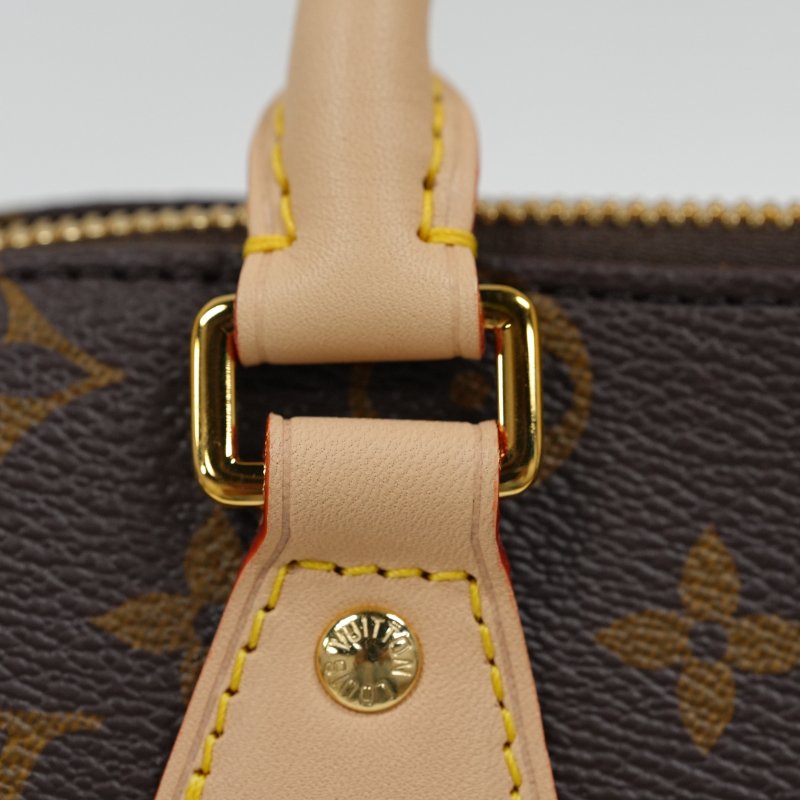 近全新 LouisVuitton/路易威登 Speedy20 黑色不可調節肩帶 斜背包-12