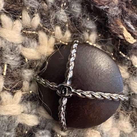 Chanel 喀什米爾/羊毛混紡邊織開衫-18