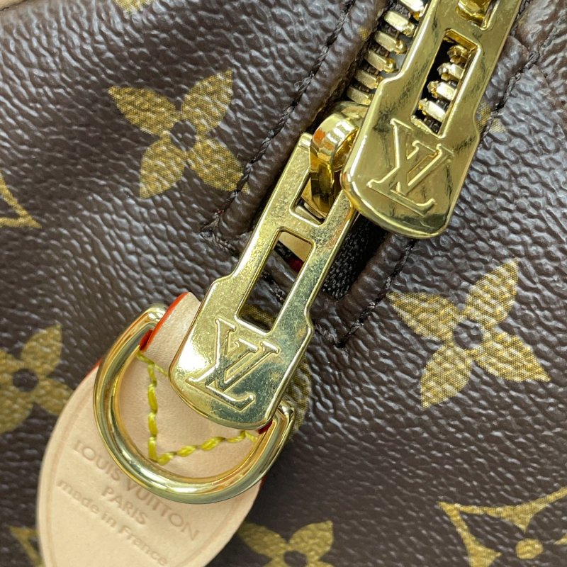 近全新 LouisVuitton/路易威登 Speedy20 桃紅色不可調節背帶 斜背包-14