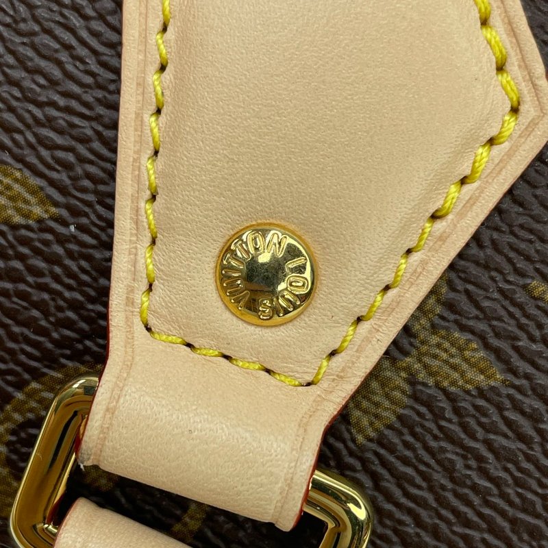 近全新 LouisVuitton/路易威登 Speedy20 桃紅色不可調節背帶 斜背包-17