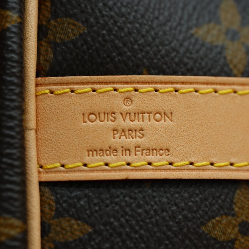 狀況超好 LouisVuitton/路易威登 老花Speedy30 背帶款 手提斜背包-7