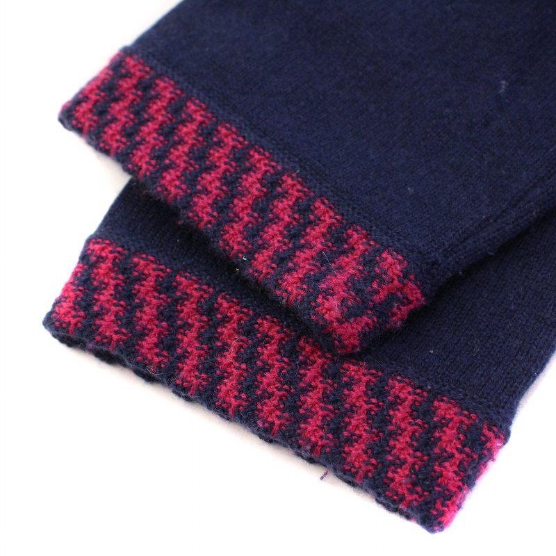 CHANEL海軍藍喀什米爾圓領毛衣-5