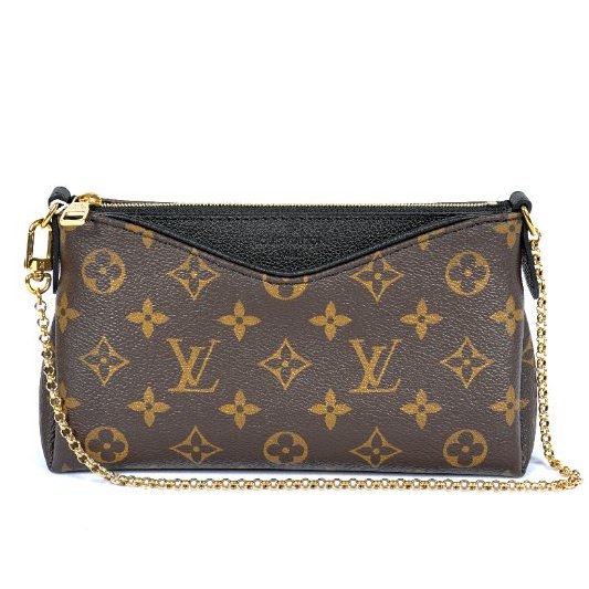 LouisVuitton/路易威登 Monogram Pallas Clutch 傳奇鏈條信封 斜背包-0