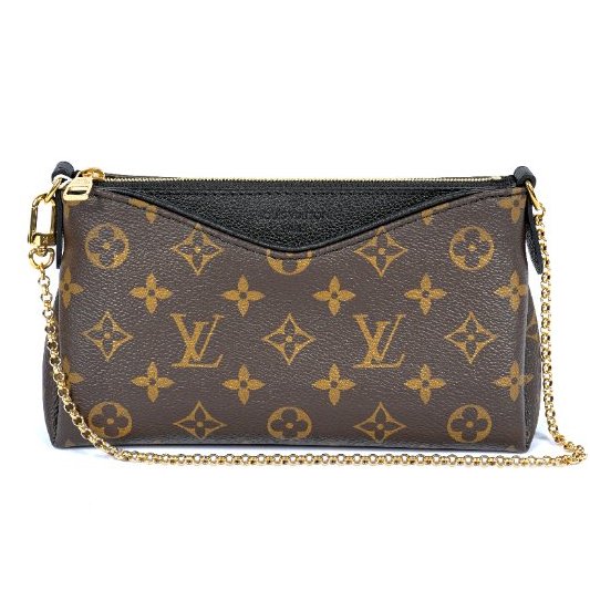 LouisVuitton/路易威登 Monogram Pallas Clutch 傳奇鏈條信封 斜背包-10