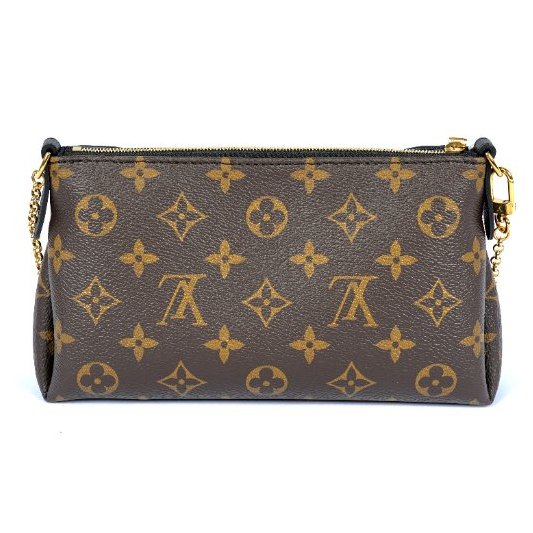 LouisVuitton/路易威登 Monogram Pallas Clutch 傳奇鏈條信封 斜背包-11