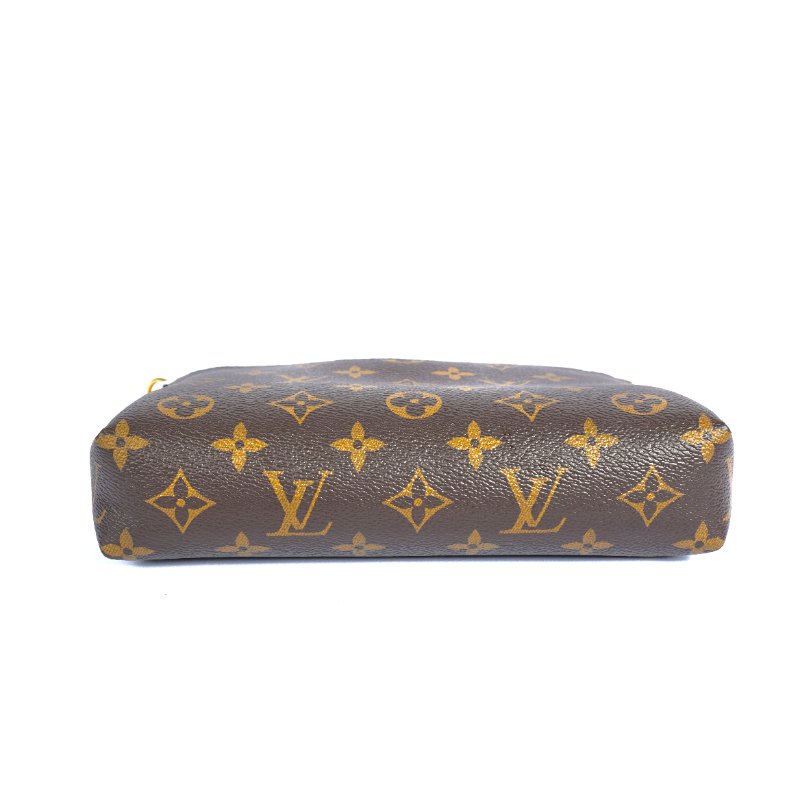 LouisVuitton/路易威登 Monogram Pallas Clutch 傳奇鏈條信封 斜背包-14