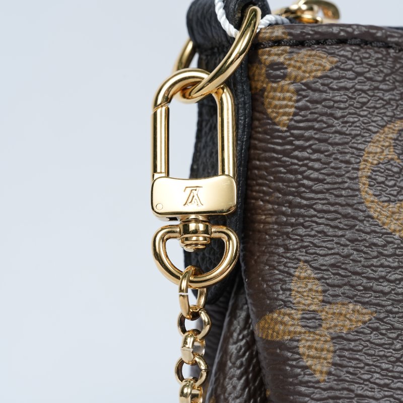 LouisVuitton/路易威登 Monogram Pallas Clutch 傳奇鏈條信封 斜背包-16