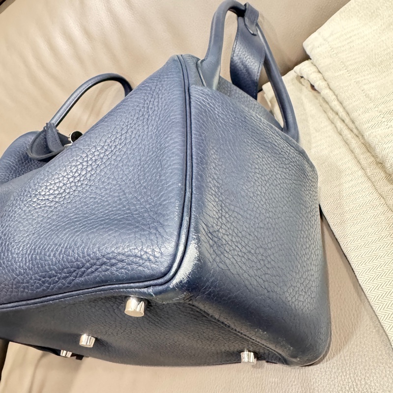 Lindy 30 indigo藍 銀扣X刻-6