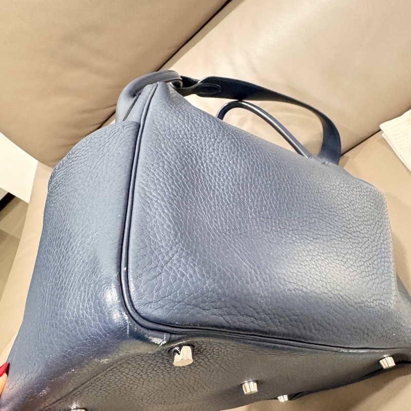 Lindy 30 indigo藍 銀扣X刻-7