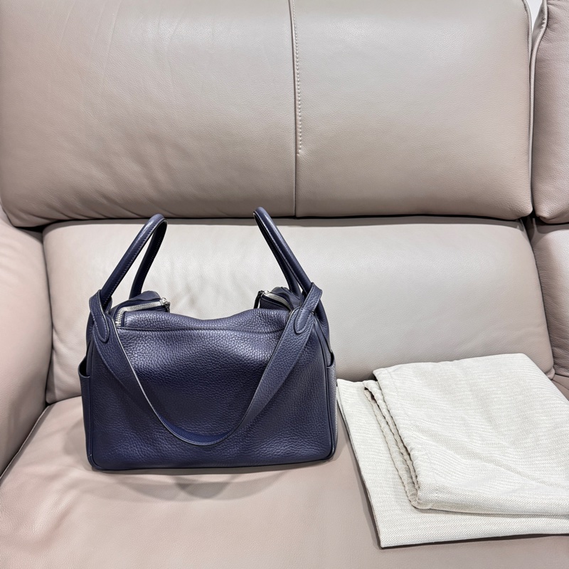 Lindy 30 indigo藍 銀扣X刻-10