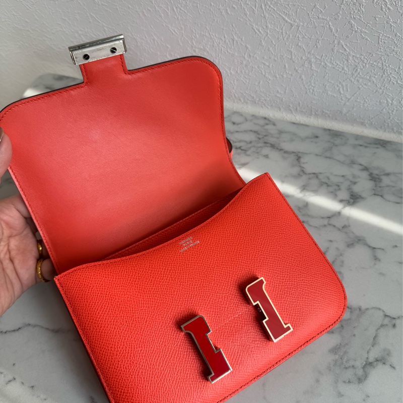 Hermes橘紅珐瑯H康康18-15