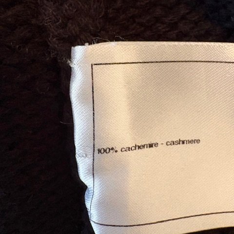 Chanel 黑色 cashmere 針織開襟衫-9