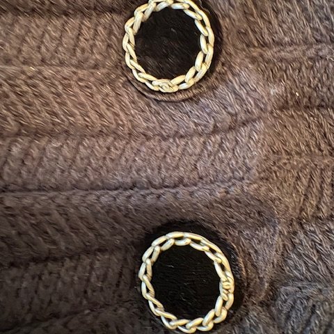 Chanel 黑色 cashmere 針織開襟衫-11