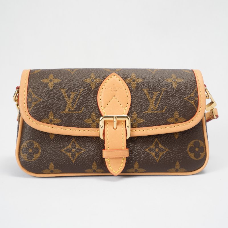 近全新LouisVuitton/路易威登 Monogram Nano Diane 手提肩背包-8