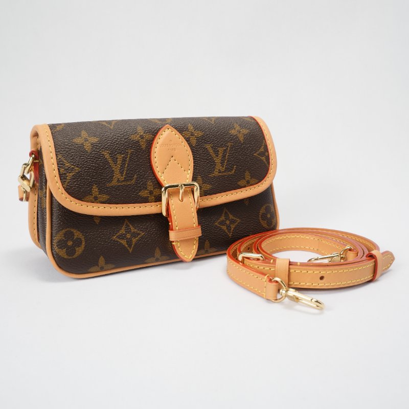 近全新LouisVuitton/路易威登 Monogram Nano Diane 手提肩背包-16