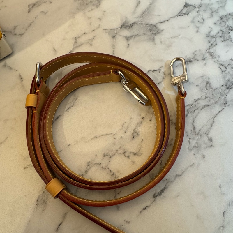 LV黃皮革直式手提斜背包 超好用🫶-37