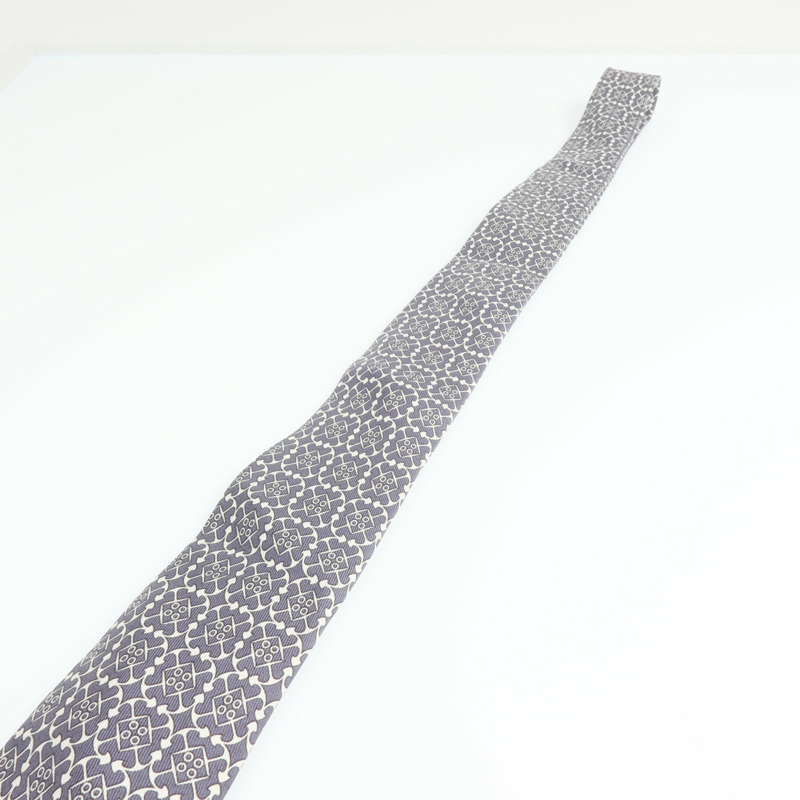 HERMES 絲質Tie領帶-5