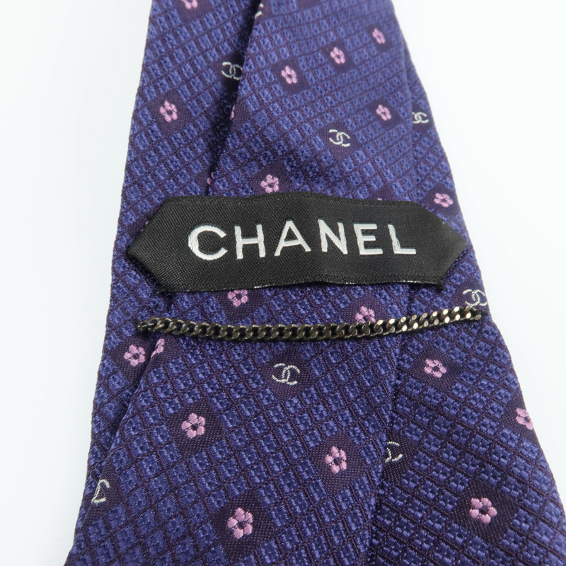CHANEL 絲質Tie領帶-5