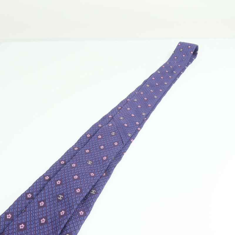 CHANEL 絲質Tie領帶-8