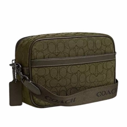 Coach 男士 THEO 經典SIGNATURE 單肩包均碼碼23cm*6.5cm*14.5cm-2