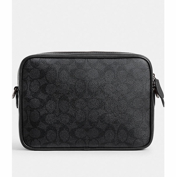 Coach 男士 CHARTER FLAP中號單肩包均碼碼23.5cm*5cm*17cm-2