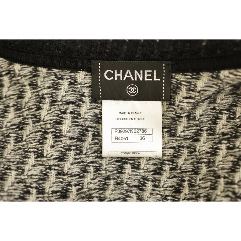 CHANEL香奈兒馬海毛羊絨混紡亮片外套-3