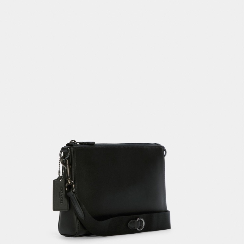 Coach 男士 Holden 標誌性帆布斜挎包均碼碼25x 15x 4cm-1