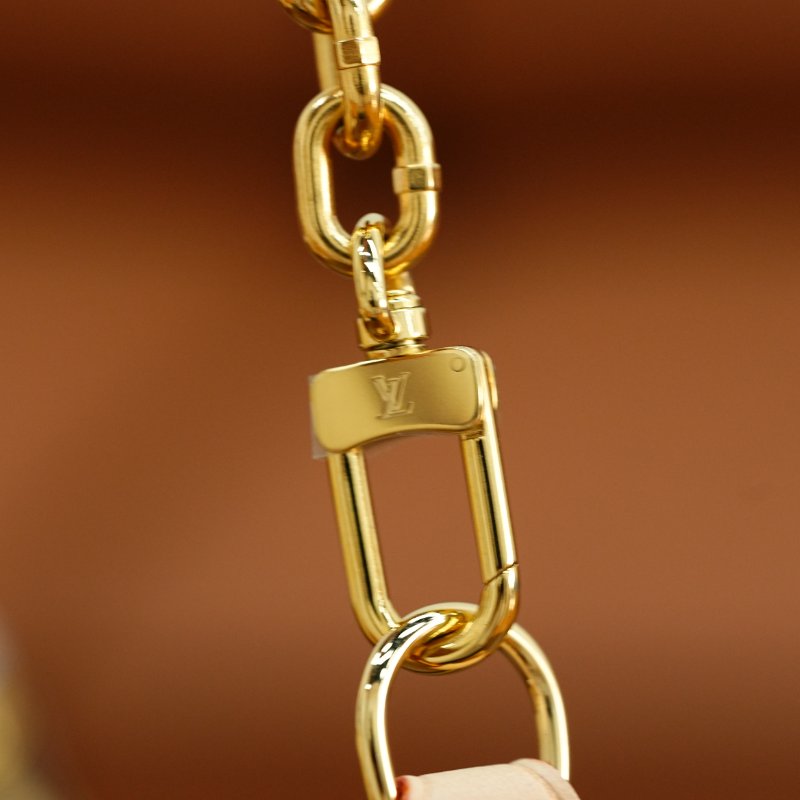 近全新 LouisVuitton/路易威登 Pochette Accessoires 鏈條肩背包-18