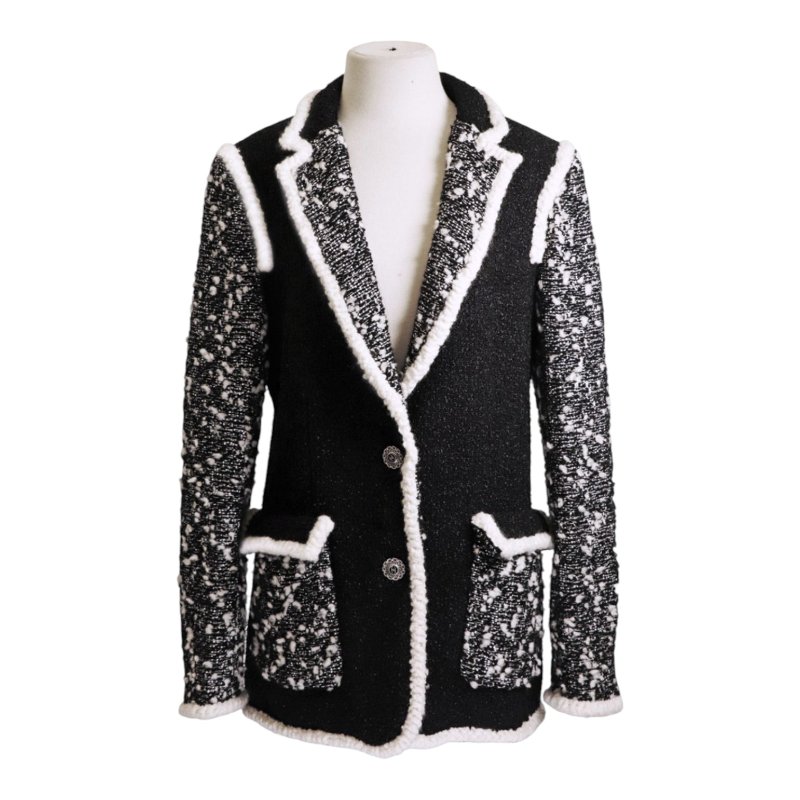 CHANEL香奈兒Runway款粗花呢外套-0